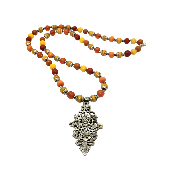 Adam Silver Coptic Cross Pendant