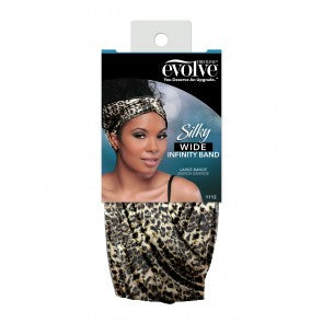Silky Wide Infinity Band-Animal Print