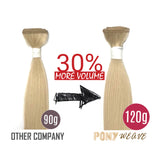 PLATINO PONY TAIL Silky Straight 24"