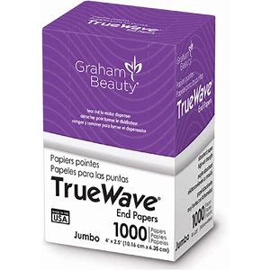 Graham True Wave Jumbo End Papers 4" x 2.5"