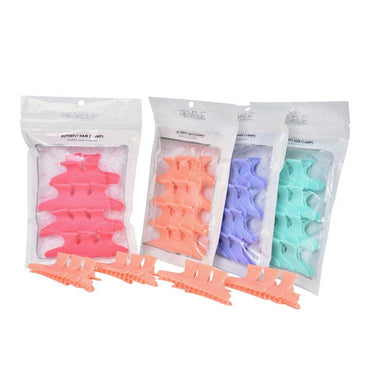PACK OF 12 BUTTERFLY CLIPS REVELE
