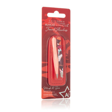 Mini Tweezer Duo with Leather Travel Case