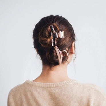 KITSCH Rose Gold Butterfly Clamp