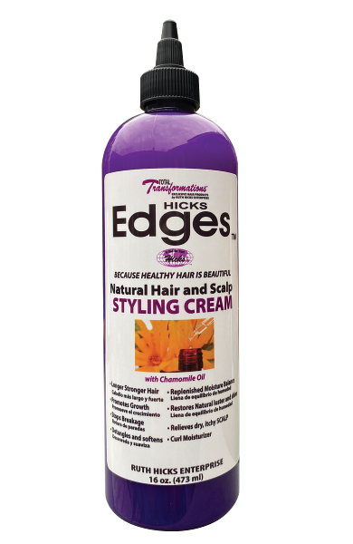 Hicks Edges Natural Hair-N-Scalp Styling Cream