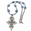 Silver Ethiopian Coptic Cross Pendant