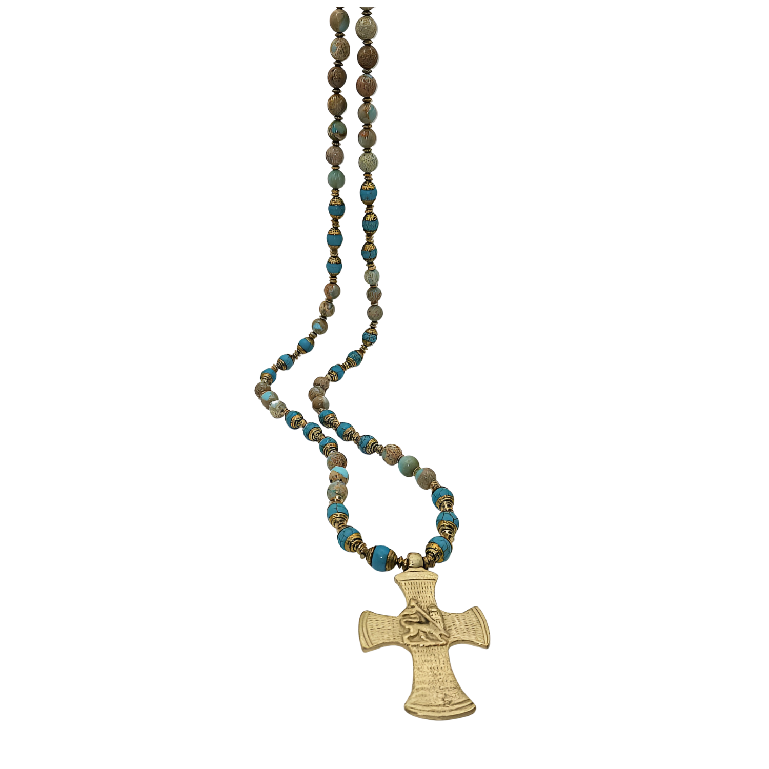Lion Of Judah Cross Pendant