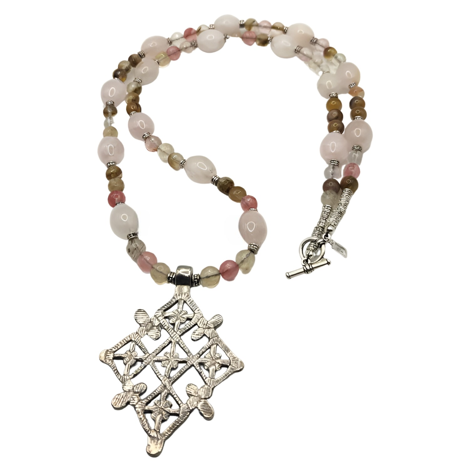 Metu Silver Coptic Cross Pendant