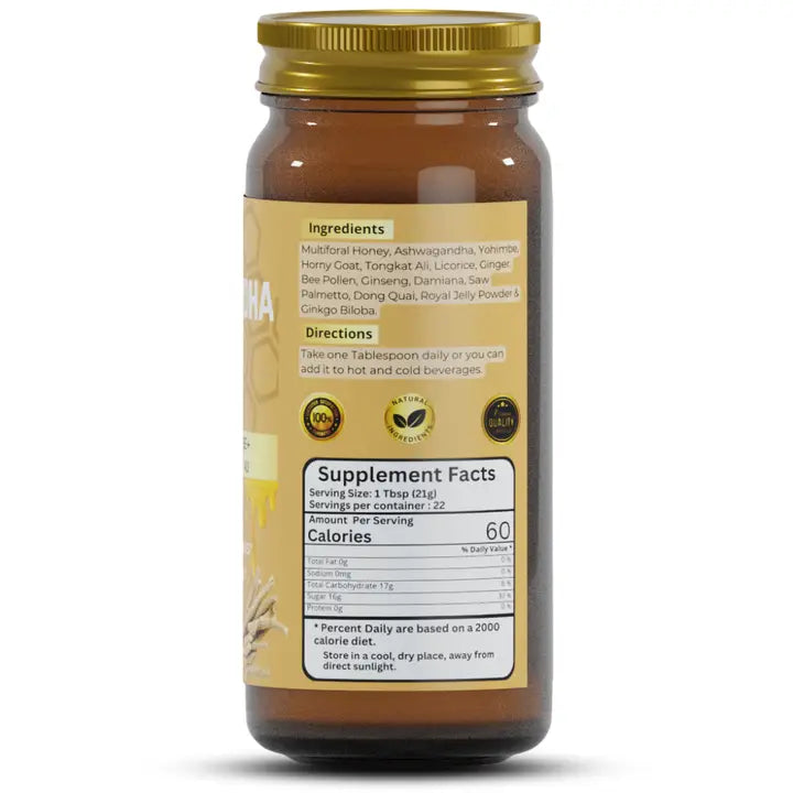 Honey & Ashwagandha Delicious Blend 16oz