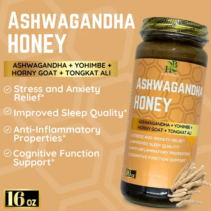 Honey & Ashwagandha Delicious Blend 16oz