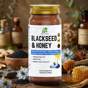 Black Seed Honey 16oz | Honey and Black Seed Mix Blend