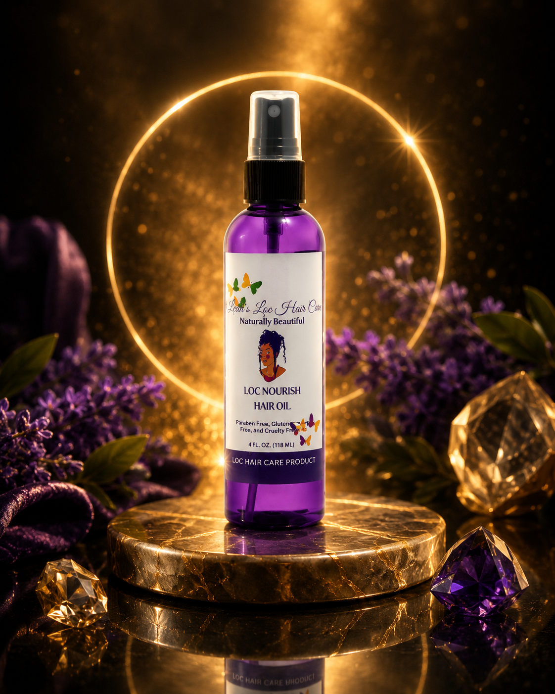 Aleah's Loc Nourish Hair Oil 4oz