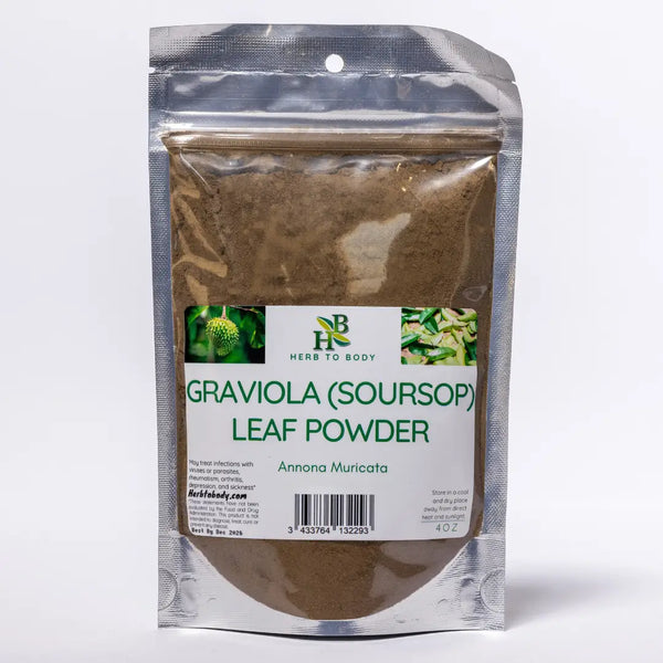 Graviola (Soursop) Leaf Powder - 4oz