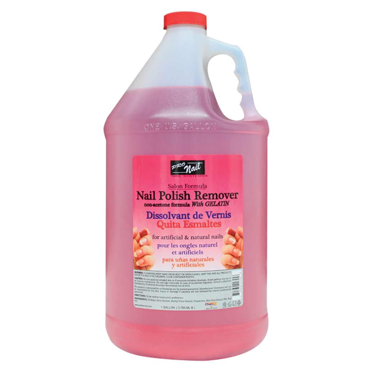 Pro Nail Non-Acetone Polish Remover Item#C01P-01745 Gal.