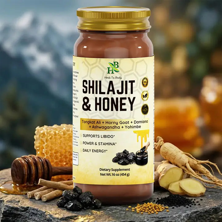 Shilajit Honey 16oz | Shilajit and Honey Blend