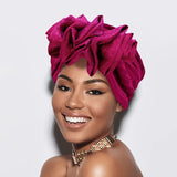 Ruffled Statement Turban Hair Wrap