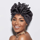 Ruffled Statement Turban Hair Wrap