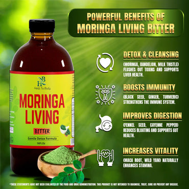 Moringa Living Bitter Oral Supplement 16oz