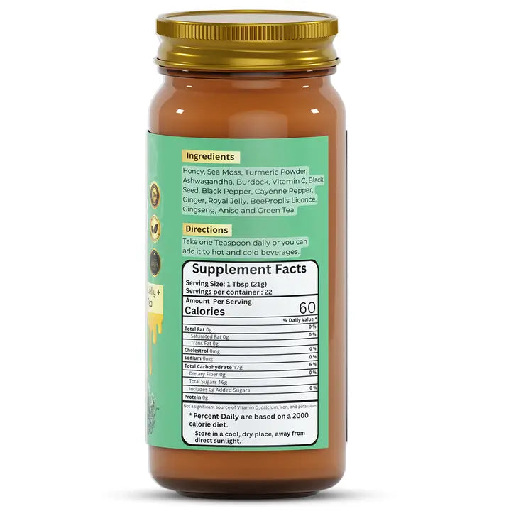 Super Sea Moss Honey 16oz