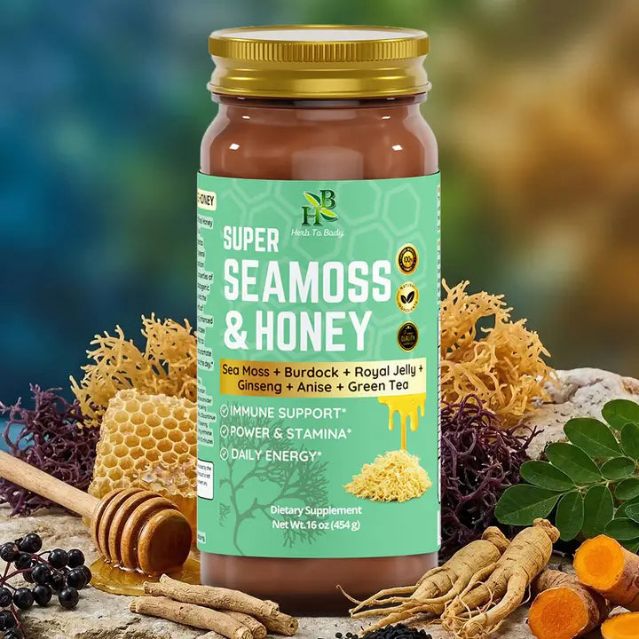 Super Sea Moss Honey 16oz