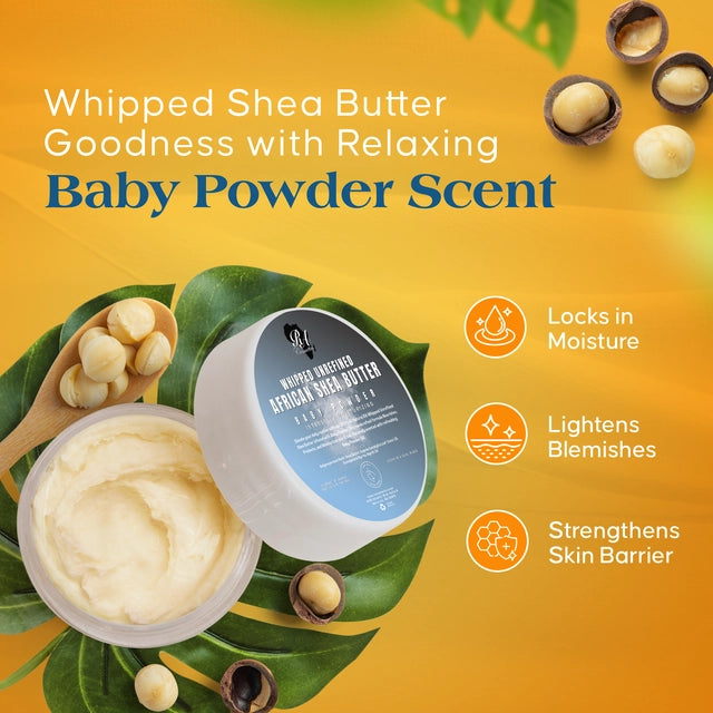 Whipped African Ivory Shea Butter 12oz