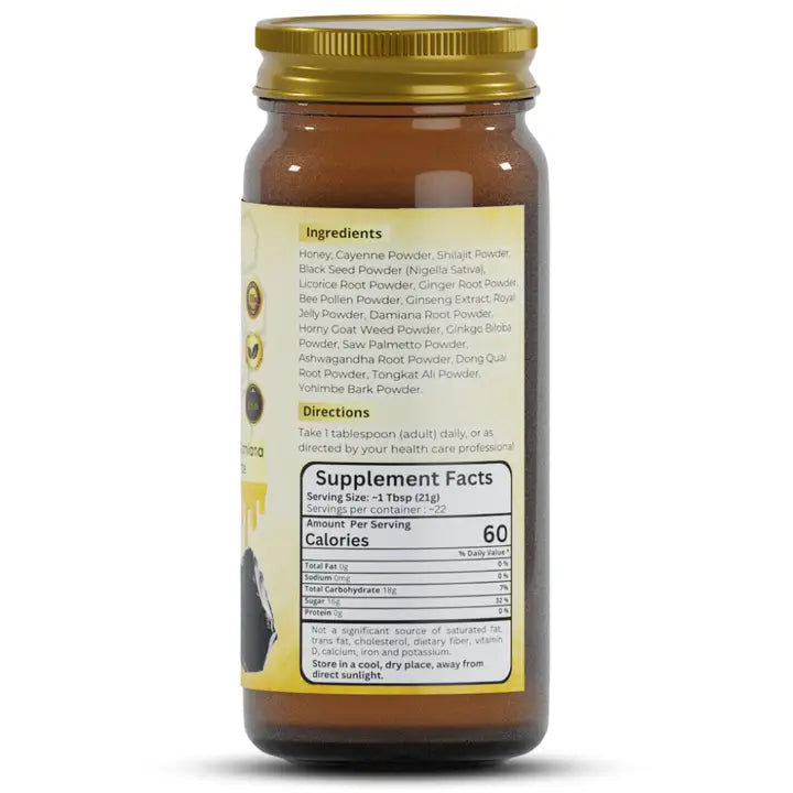Shilajit Honey 16oz | Shilajit and Honey Blend