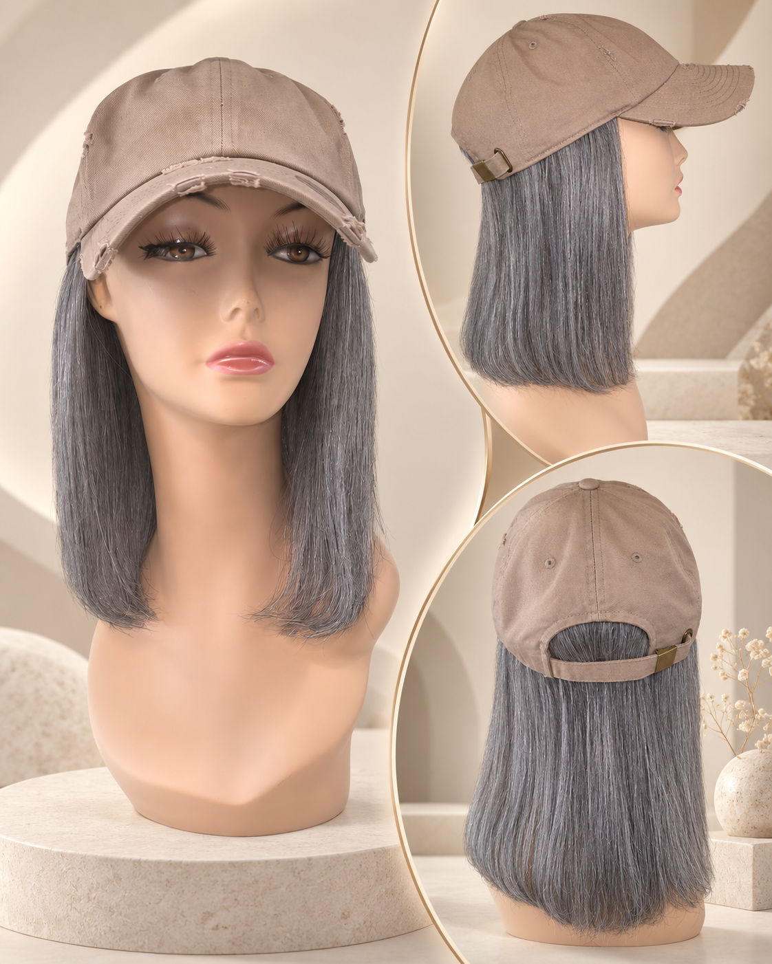 Silver Fox 100% Human Hair Yaki 10" #51