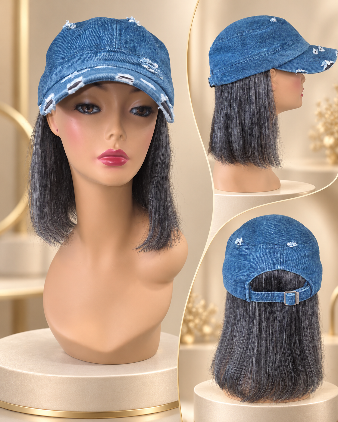 Silver Fox 100% Human Hair Yaki 8" #44