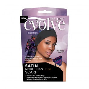Evolve Satin Moroccan Edge Scarf