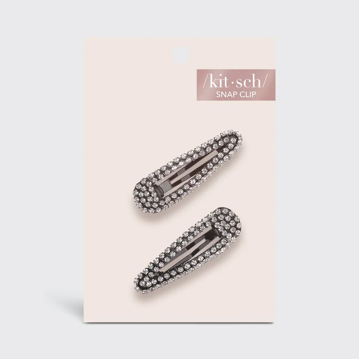 KITSCH Rhinestone Snap Clips