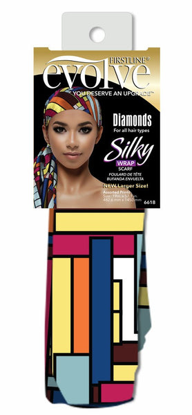 Silky Wrap Scarf-Diamond