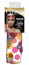 Silky Wrap Scarf-Marble Dot