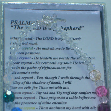 Psalm 23 Crystal Bracelet