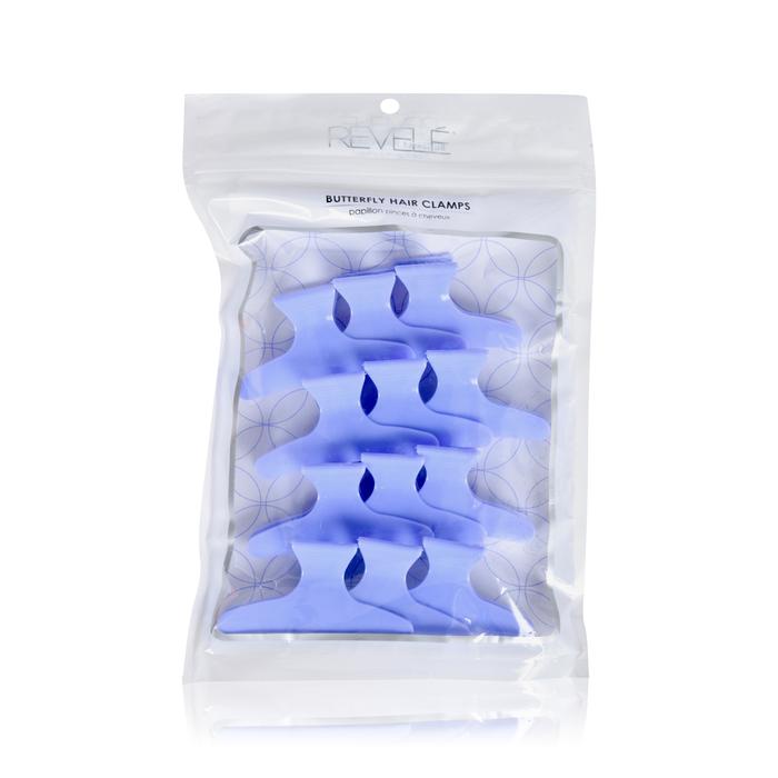 PACK OF 12 BUTTERFLY CLIPS REVELE