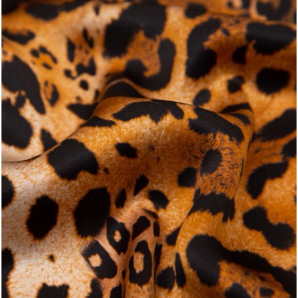 Evolve Silky Wrap Scarf, Leopard