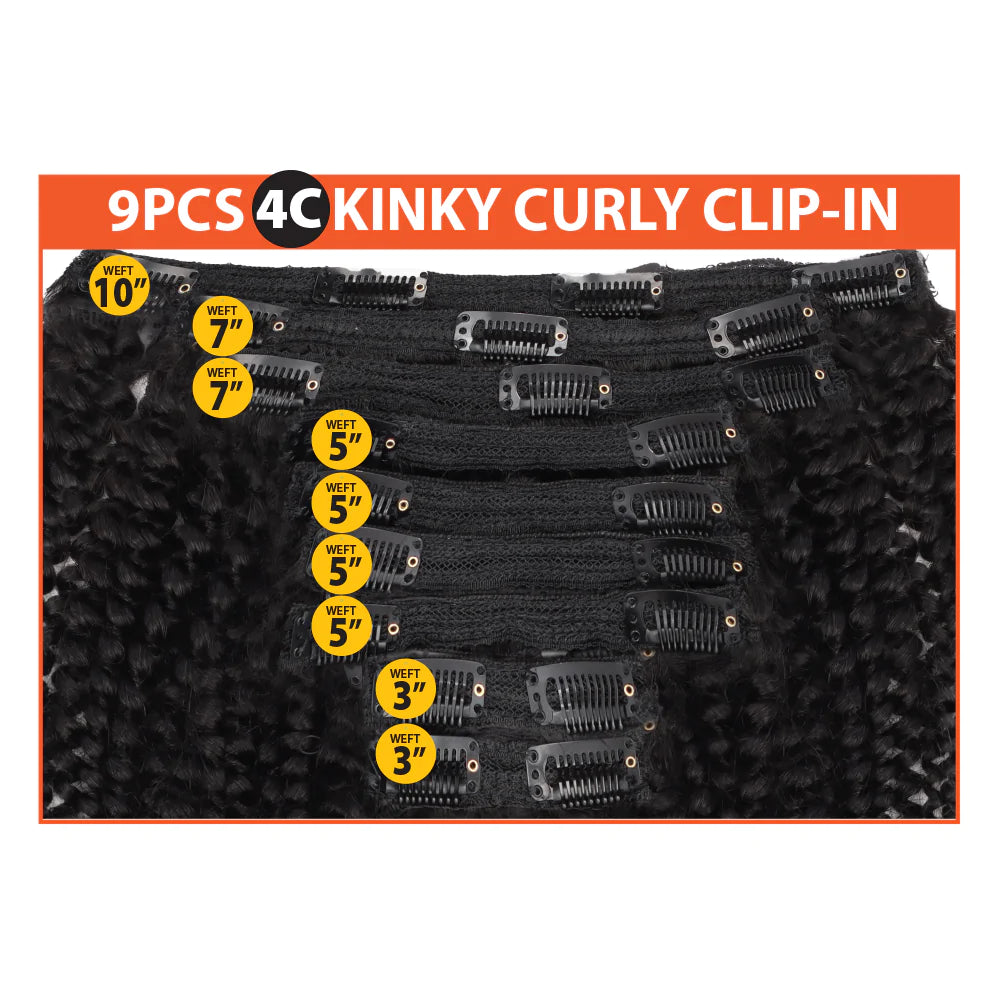 LUV CLIP IN 9PCS (KINKY CURLY) Regular price